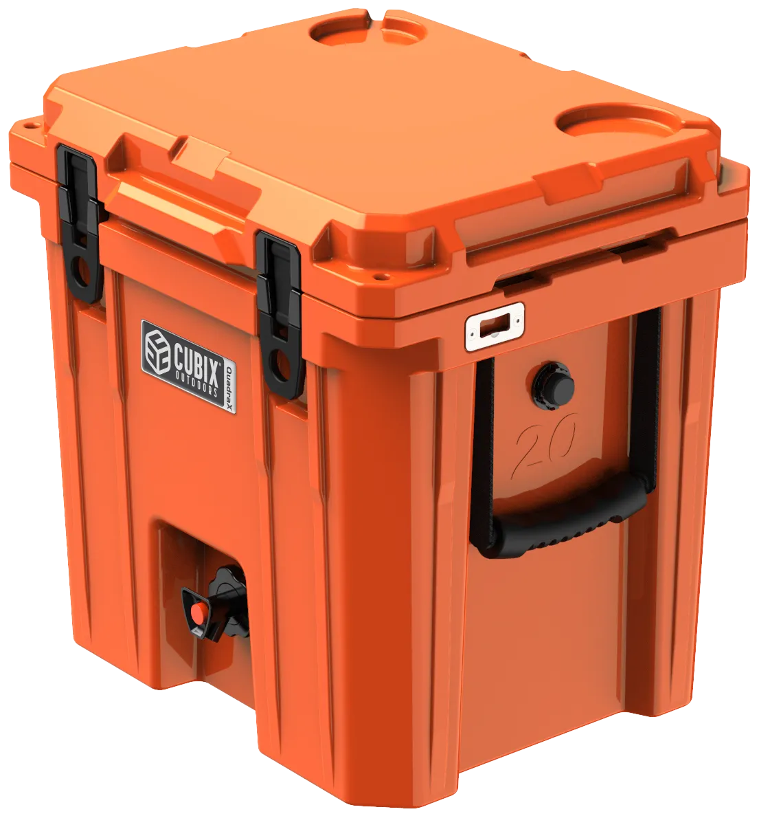 5 Gallon, 2-in-1 Beverage Dispenser/Cooler - QuadraX Hard Cooler