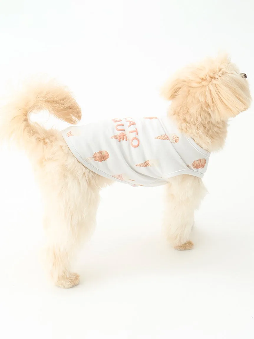 CAT&DOG Ice Cream Motif COOL Pet Parka Clothes