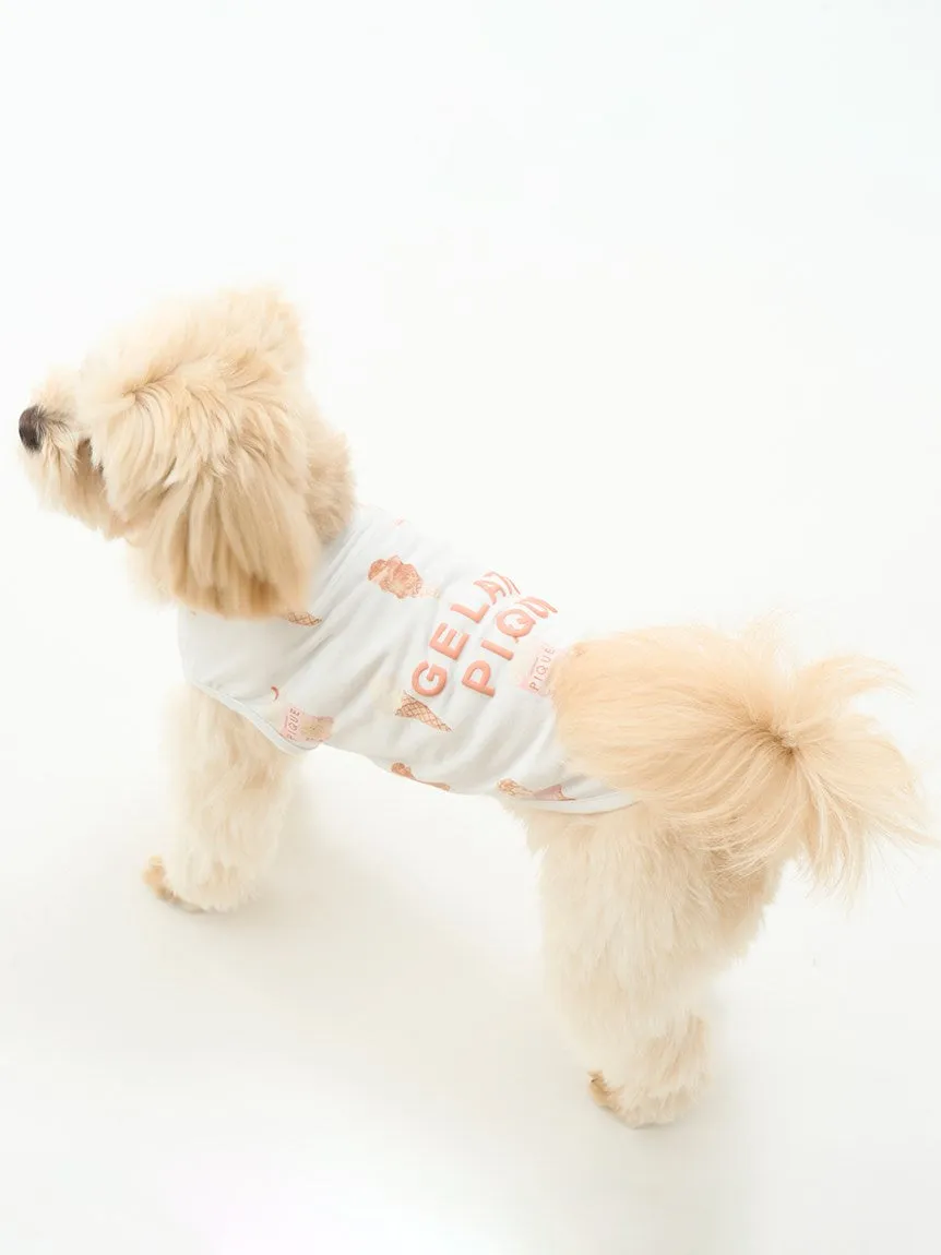 CAT&DOG Ice Cream Motif COOL Pet Parka Clothes