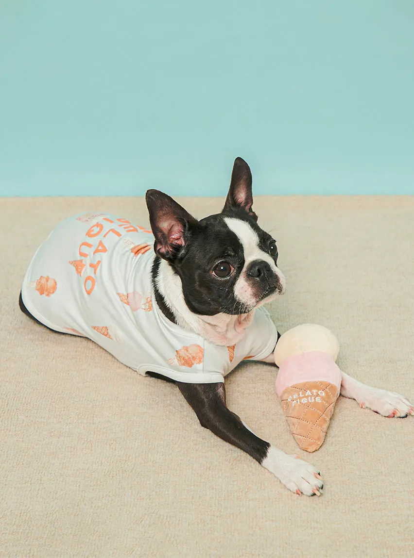 CAT&DOG Ice Cream Motif COOL Pet Parka Clothes