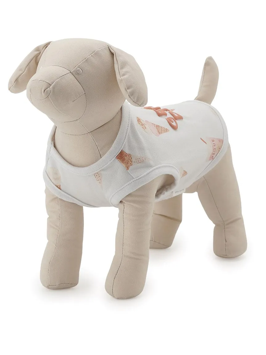 CAT&DOG Ice Cream Motif COOL Pet Parka Clothes