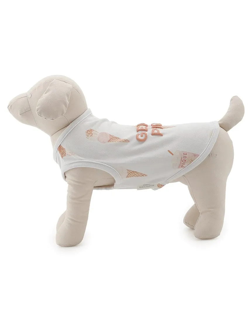 CAT&DOG Ice Cream Motif COOL Pet Parka Clothes