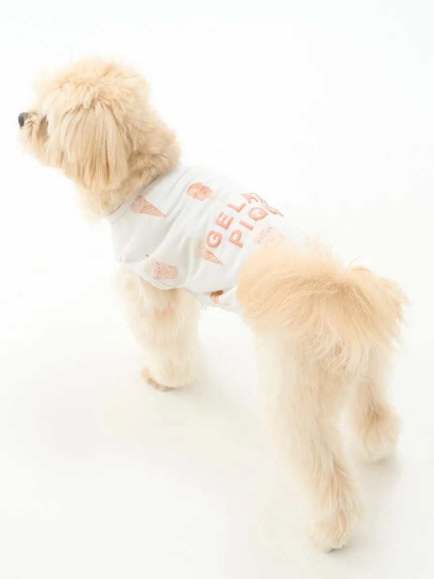 CAT&DOG Ice Cream Motif COOL Pet Parka Clothes