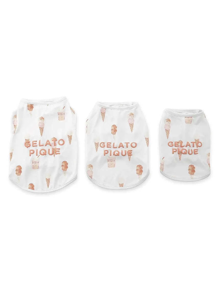 CAT&DOG Ice Cream Motif COOL Pet Parka Clothes