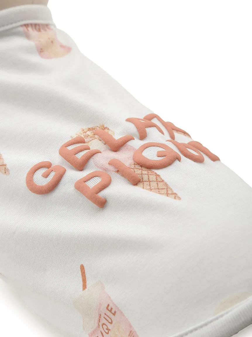 CAT&DOG Ice Cream Motif COOL Pet Parka Clothes