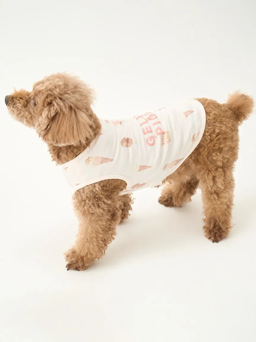 CAT&DOG Ice Cream Motif COOL Pet Parka Clothes