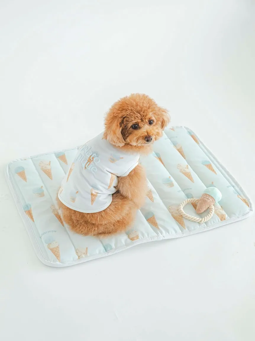 CAT&DOG Ice Cream Motif Cooling Mat