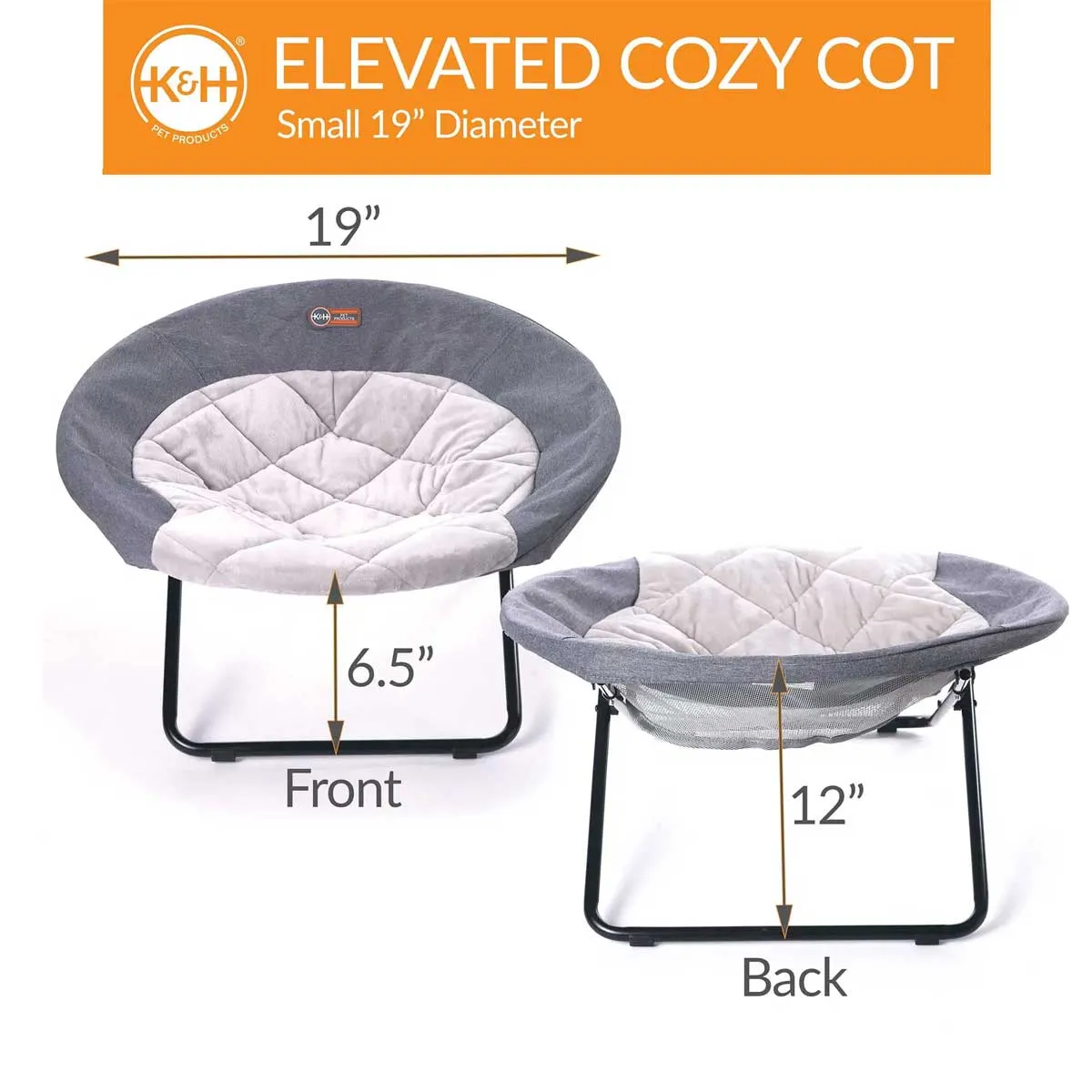 Cozy Cot in Gray