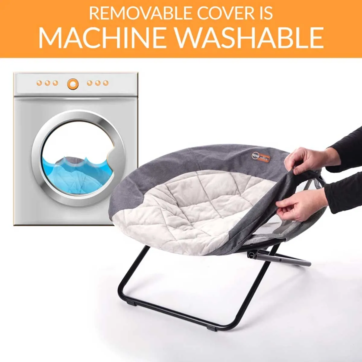 Cozy Cot in Gray
