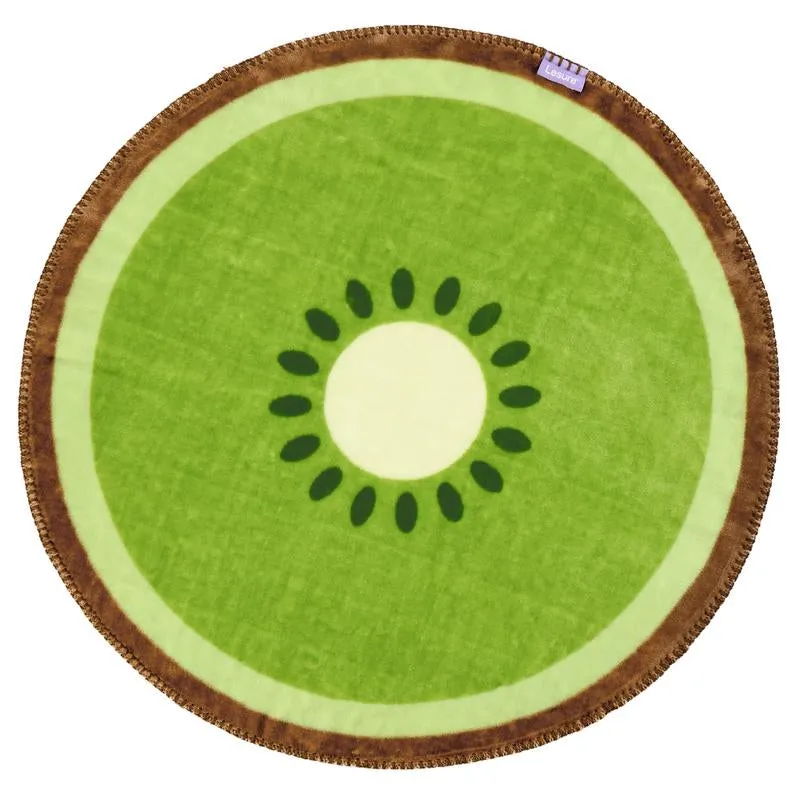 Fruit Pattern Puppy Blanket – Soft Flannel Throw for Small Dogs