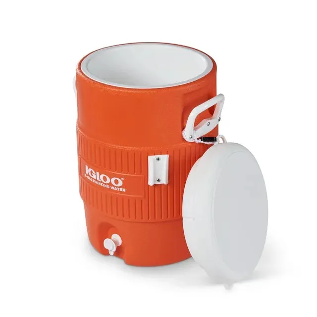 Igloo - 5 Gallon Heavy-Duty Polyethylene Beverage Cooler Jug - Orange