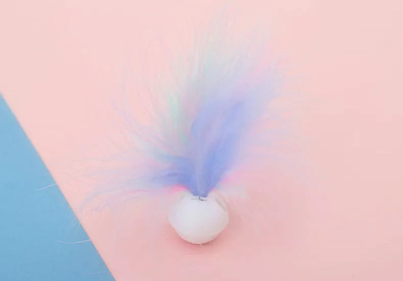 ITEEKE Retractable and Extendable Feathered and Laser Wand Kitty Cat Teaser