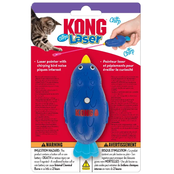 KONG Laser Chirps Bird Cat Toy