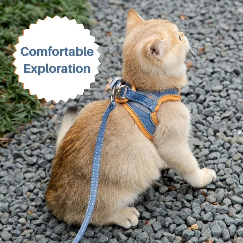 Pawfectly Safe™ Cat Harness And Leash Set