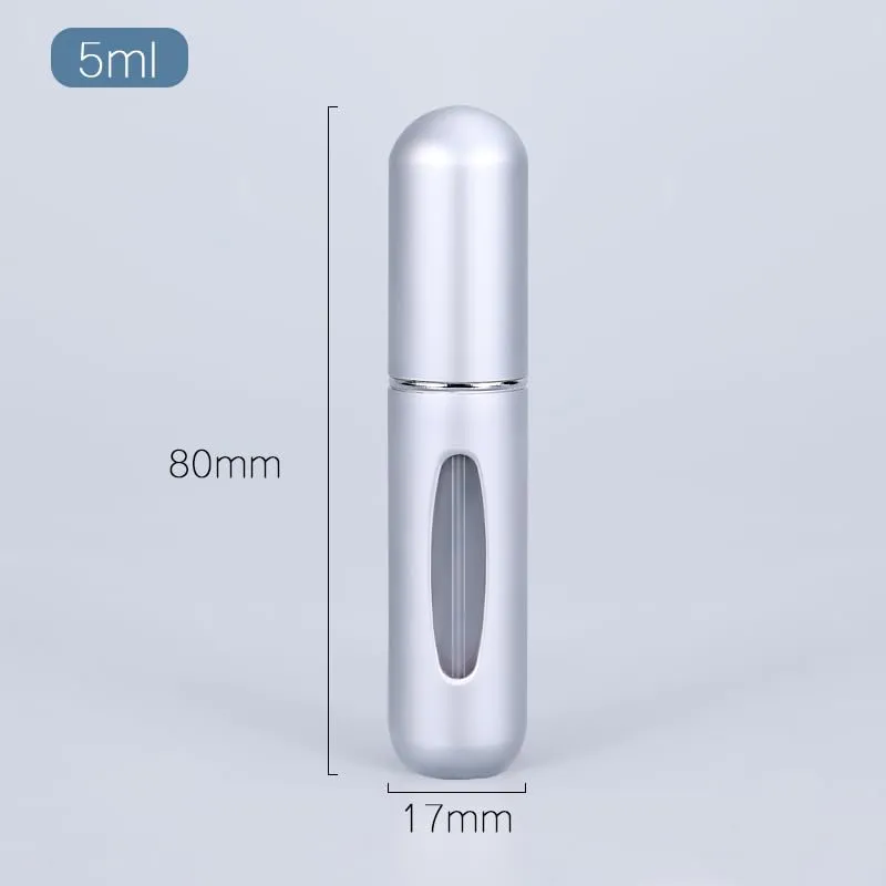 Portable Mini Refillable Perfume Bottle Spray Scent Pump Atomizer Bottles ( Pack of 10 )