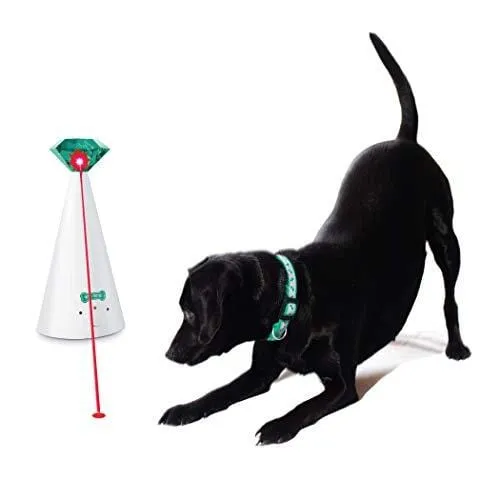 Ruff 'n Ruffus Automatic Laser Cat Toy   Free Bonus 3-in-1 Chase Toy | Interactive Cat Chase Toy | 3 Rotating Modes | Auto Shut-Off | AA Battery Operated | Kitten/Cat Owner's Gift Idea