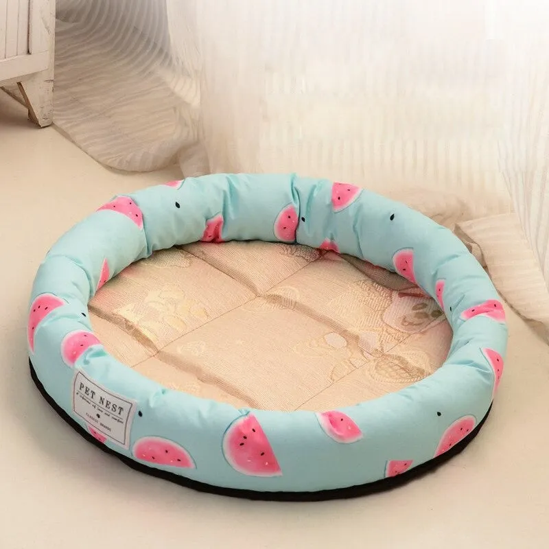 Summer Cooling Cat Mat Sponge Waterproof
