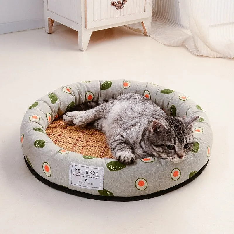 Summer Cooling Cat Mat Sponge Waterproof