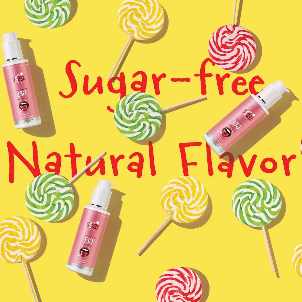 XESSO Water-based Edible Flavored Gel, Naughty Lollipop, 4 fl oz